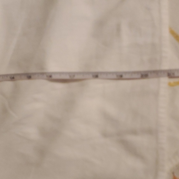 Vineyard Vines 3/4 Sleeve Smocked Blue & White Stitching Sz L Blouse Tunic - Picture 12 of 12